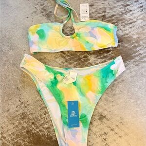 Cupshe Colorful Bikini Set Size Large/Medium